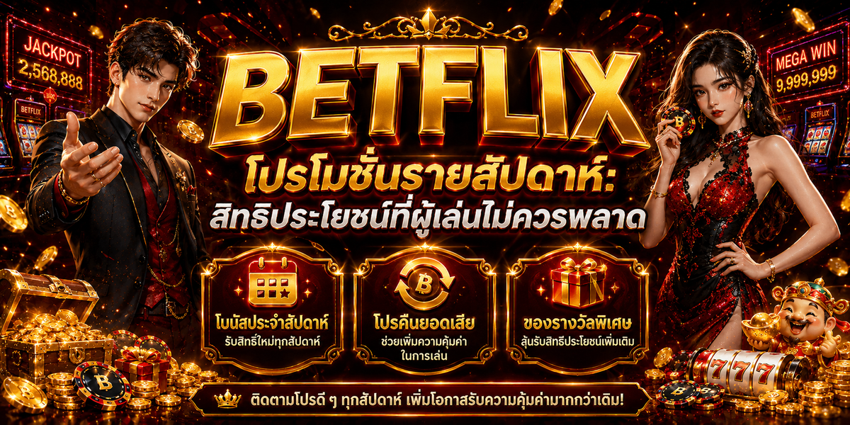 BETFLIX โปรโมชั่นรายสัปดาห